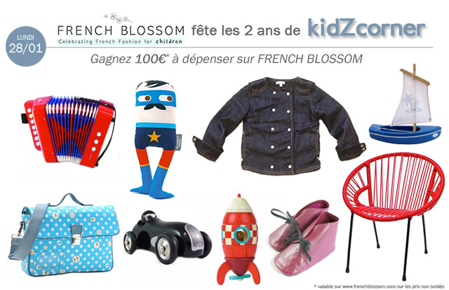 kidZcorner fête ses 2 ans # FRENCH BLOSSOM