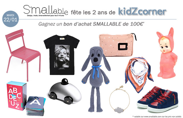 kidZcorner fête ses 2 ans # SMALLABLE