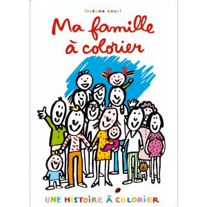 Ma famille à colorier