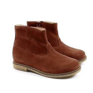 Bottines Trip Zip Foca brique