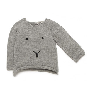 Pull lapin gris