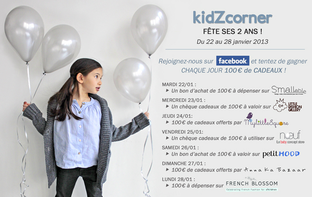 kidZcorner fête ses 2 ans !