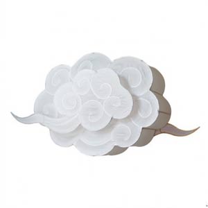 Lampion nuage blanc