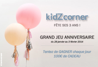 kidZcorner fête ses 3 ans !