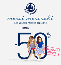 Ventes privées Petit Bateau