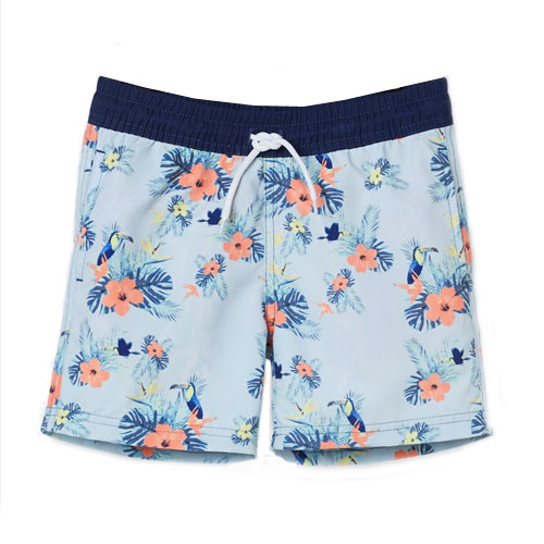 Short de bain tropical