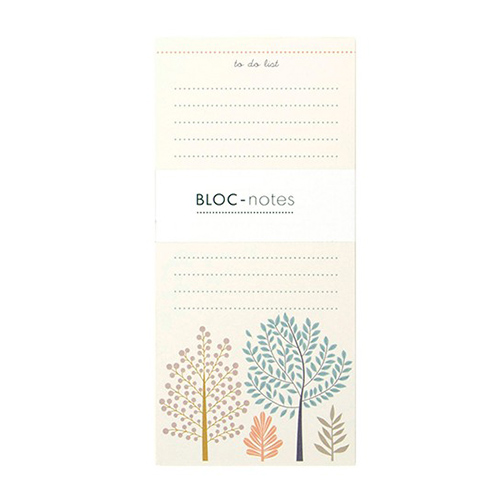 Bloc Note Arbres