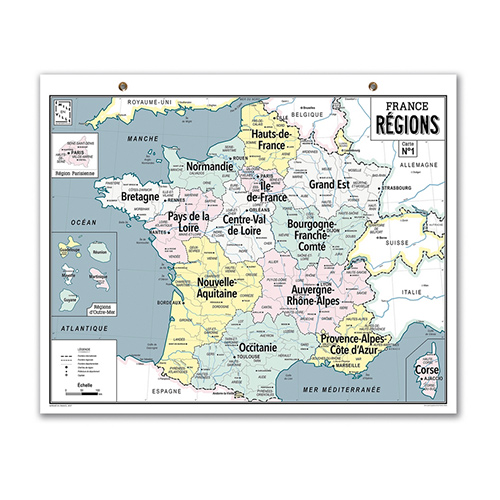 Carte de France Région