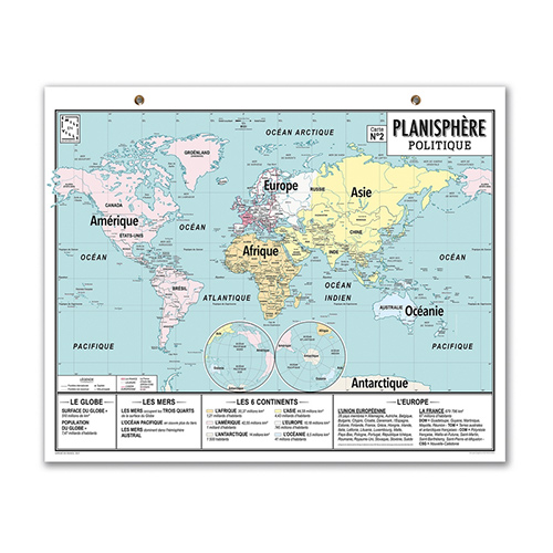 Carte du Monde Politique