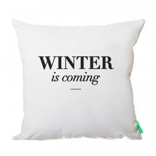 Coussin Winter is coming