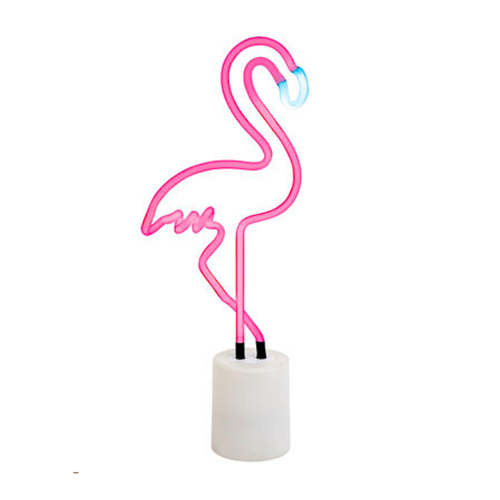 Lampe Néon Flamant Rose