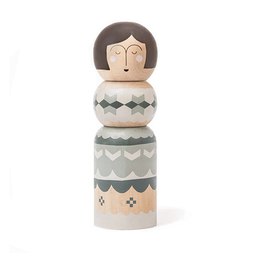 Poupée Kokeshi en bois