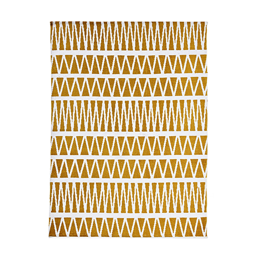 Tapis graphique Jaune