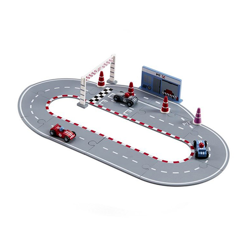 Circuit de course et voitures