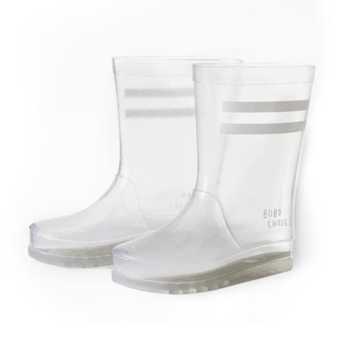 Bottes de pluie transparentes