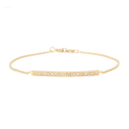 Bracelet Barette Diamant Femme