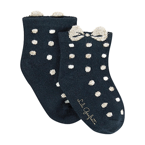 Chaussettes à pois bébé