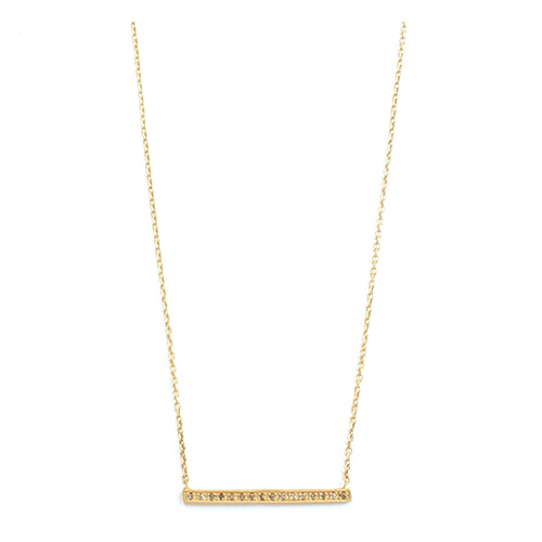 Collier Barette Diamant Femme