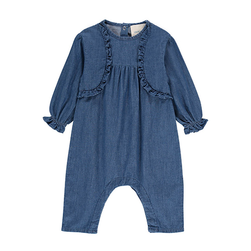 Combinaison bébé denim