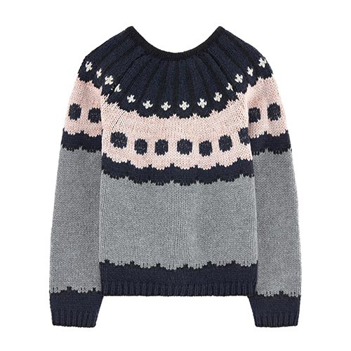 Pull cardigan 2 en 1