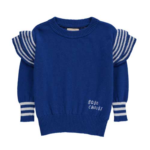 Pull laine et volants