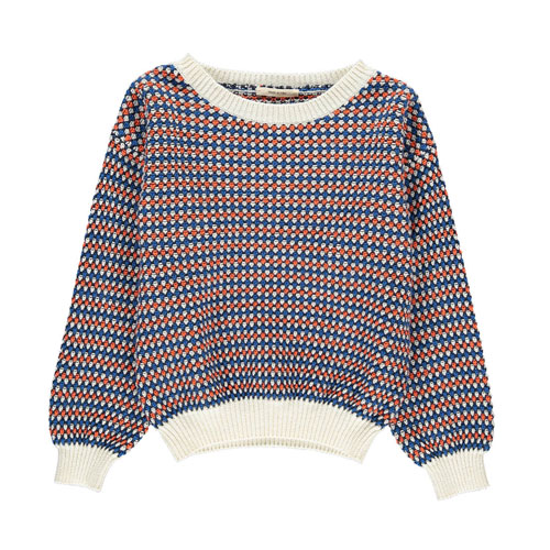 Pull tricolore Nuba