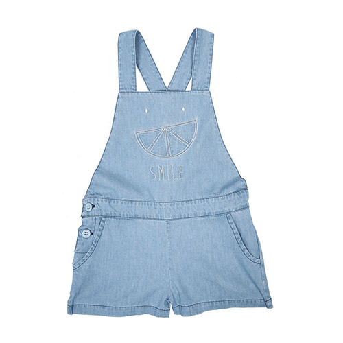 Salopette chambray bleu jean