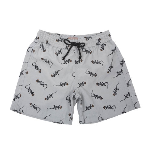 Short de Bain Lézards Gris