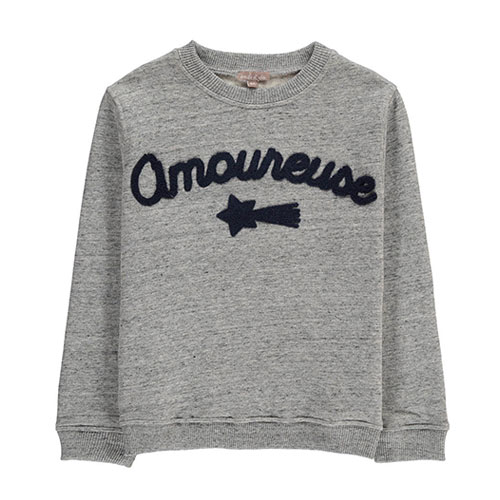 Sweat Amoureuse chiné