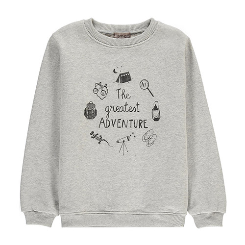 Sweat Aventure gris