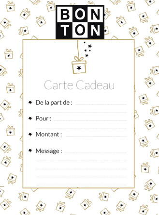 Carte Cadeaux Bonton