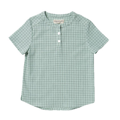 Blouse Mint à carreaux