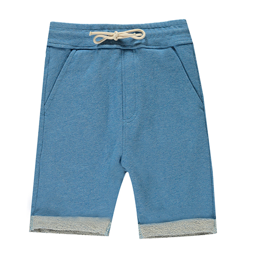 Bermuda molleton denim