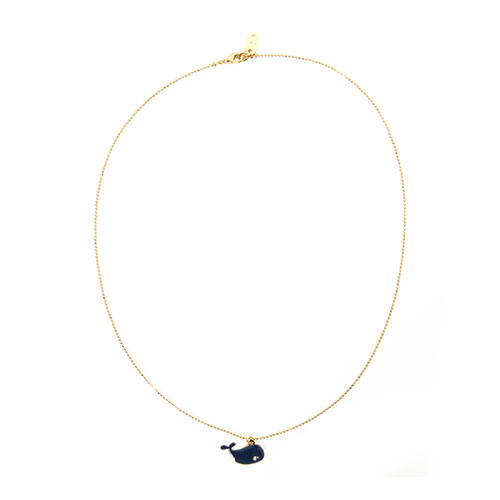 Collier Baleine Maggie bleu