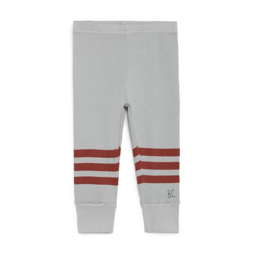 Legging gris côtelé