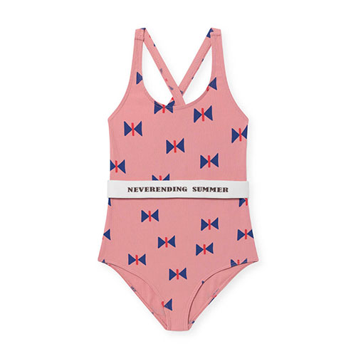 Maillot de bain papillons rose