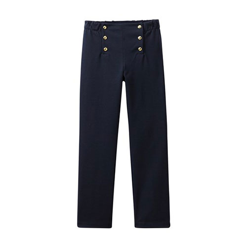 Pantalon à pont navy