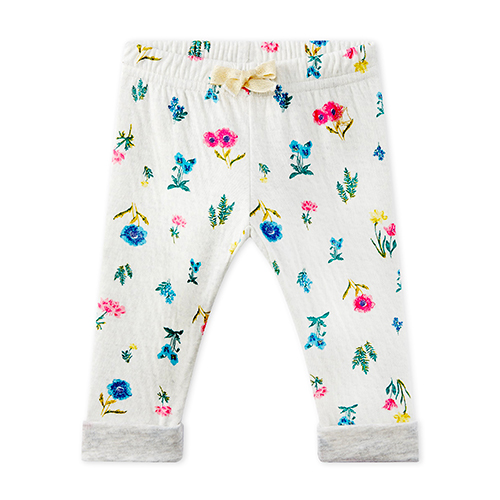 Pantalon fleurs bébé