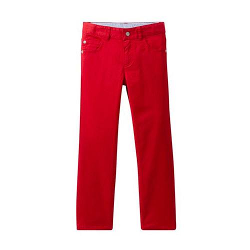 Pantalon jeans rouge