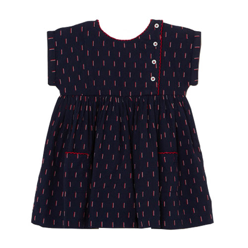 Robe bébé navy