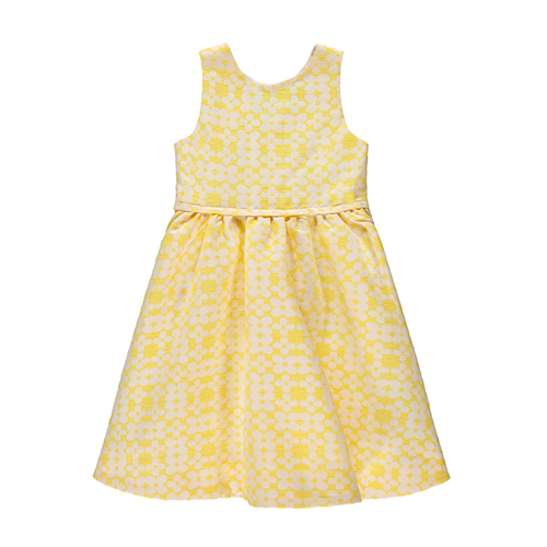 Robe Jacquard jaune