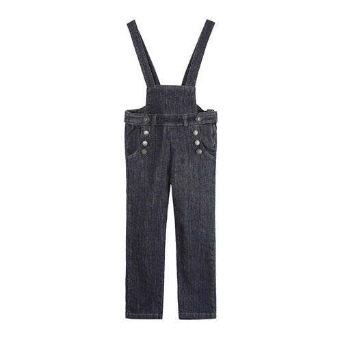 Salopette super stretch en denim brut