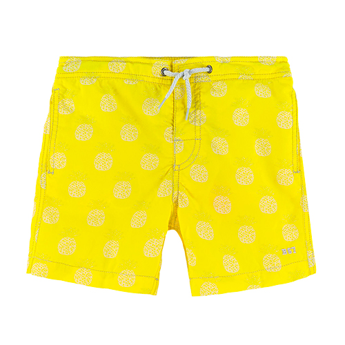 Short de bain jaune