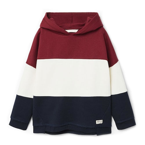 Sweat-shirt coton combiné