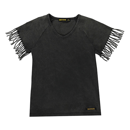 T-shirt frangé