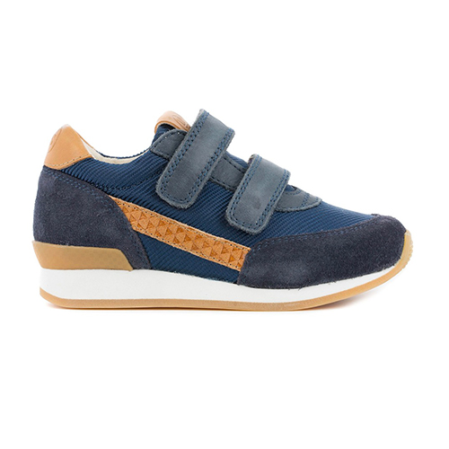 Tennis Jog Line Flag Navy Camel