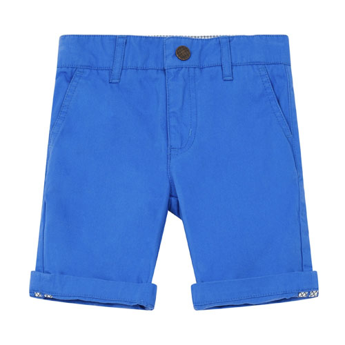 Bermuda chino bleu azur