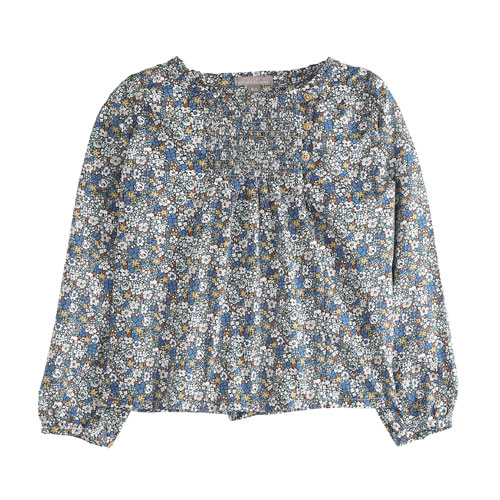 Blouse liberty bleu