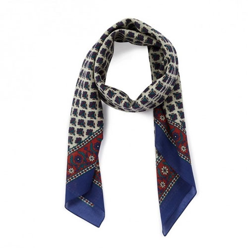 Foulard Frida marine