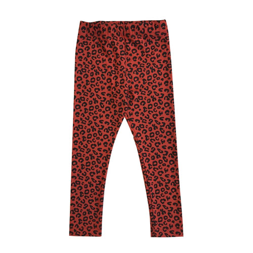 Legging Leopard rouge